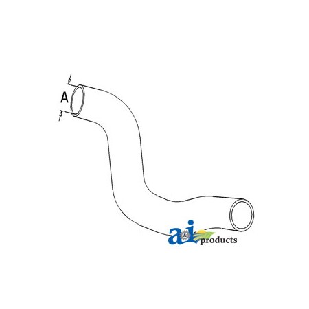 A & I Products Radiator Hose, Lower 17" x2.7" x2.7" A-R61433